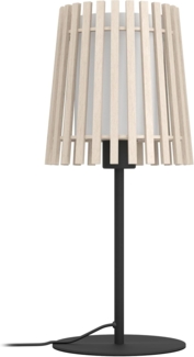 Eglo 900904 Tischleuchte FATTORIA Stahl schwarz E27 1X25W H:45cm Ø20cm mit Kabelschalter