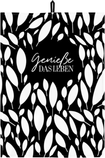 Geschirrtuch Abtrockentücher Küchenhandtuch la vida "Genieße das Leben" 385574
