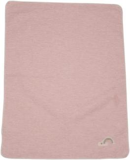 FUSSENEGGER Babydecke Regenbogen70x90 rosa 624507