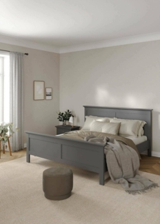 Dmora Bett, Farbe Grau, 178,8 x 110 x 210,8 cm