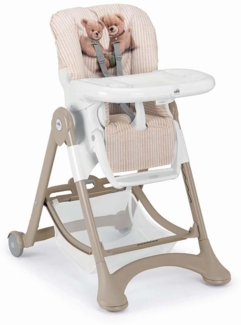 CAM Kinder-Hochstuhl Campione | Kinderstuhl für 0 bis 36 Monate | 6-fach höhenverstellbar
