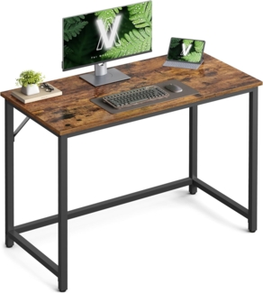 Vasagle 'LWD41X' Schreibtisch, Industrie-Design, Metallgestell, Vintage, 50 x 100 x 75 cm