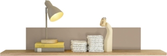 Stella Trading Hilda PEPPINI Wandboard in Mauvella Oak – modernes Wandpaneel für das Babyzimmer – 120 x 20 x 19 cm (B/H/T)