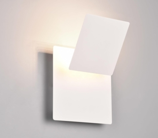Trio Leuchten LED Wandleuchte Mio 6W warmweiß weiß matt Metall