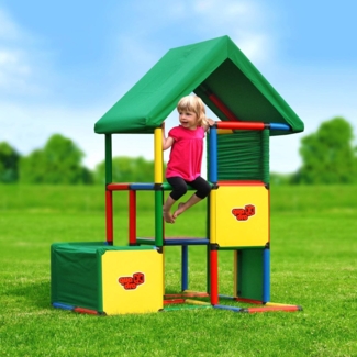 Quadro 14830 'Universal' Großbaukasten, ab 3 Jahren, 369 Teile, 74 Modelle, mehrfarbig