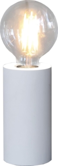 STAR Trading Leuchte Tub 15cm E27 mit Schalter weiß