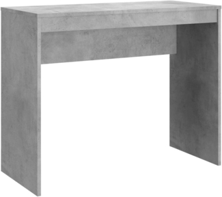 Schreibtisch, Spanplatte Betongrau, 90 × 40 × 72 cm