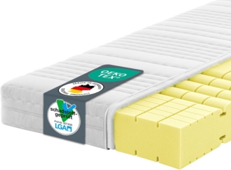 Kaltschaummatratze Kaltschaummatratze Komfort-SAN Härtegrad H2 (RAVENSBERGER Matratzen, 18 cm hoch, Härtegrad H 2 (RG 50) 80x200 cm mit Baumwoll-Doppeltuch-Bezug