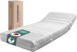 Kaltschaummatratze Kaltschaummatratze Komfort-SAN Härtegrad H2 (RAVENSBERGER Matratzen, Härtegrad H 2 (RG 50) 80x200 cm mit Baumwoll-Doppeltuch-Bezug