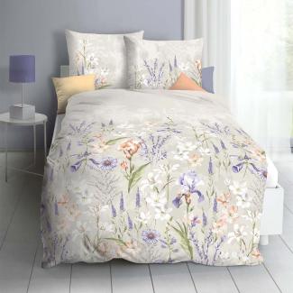 Kaeppel Biber Bettwäsche Lily creme|155x220 cm + 80x80 cm