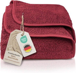 Wohndecke LAYNENBURG Frotteedecke Baumwolle 150x200 cm – Sommer & Sofa, Laynenburg, Baumwolldecke als Sommer, Bett-Überwurf, Couch-Überwurf, Sofa-Decke