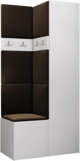 Garderoben-Set Monati XXIV (Farbe: Weiß, Manila 04)