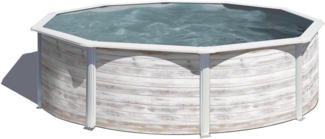 Finlandia Stahlwandpool Rund - 350 x 120 cm