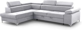 Fabryka Mebli Idźczak Schlafsofa Sofa Madrit Couch Ausklappbares Sofa Schlaffunktion Bettkasten - Kissen Bettzeugbehälter Hilfsautomat - Wohnzimmer, Gästezimmer Modern Design (Vena 3 L)