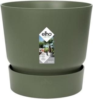 Elho Blumentopf Greenville rund 20 cm Farbe laubgrün Durchmesser 20 cm