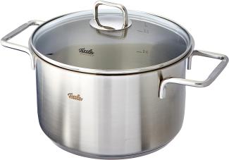 Fissler Hamburg® Kochtopf Induktion mit Glasdeckel Edelstahl 20 cm Ø 3,7 L