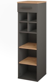 Vicco Weinregal Goldkraft Eiche/Anthrazit 30 x 106 cm, Repose