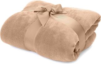 Wohndecke Kuscheldecke Sofadecke Tagesdecke Coral Fleece 150x200cm, Lumaland