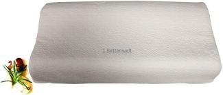 Orthopädisches Visco-Weichschaum Nackenstützkissen Kontur 40x80 cm Reisekissen