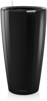 Lechuza® Pflanzkübel Pflanzgefäß Rondo 32 schwarz hochglanz