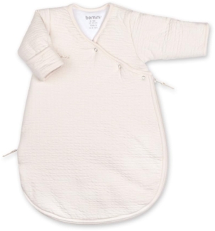 BEMINI - Magic Bag - Gigoteuse 0-1 m - Moufles intégrées - Pady Tetra Jersey + Jersey Tog 3 - Pudding