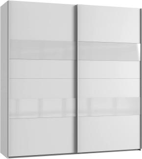 Kleiderschrank >Altona1< (B/H/T: 135x198x64 cm) in Weiß - 135x198x64cm (BxHxT)