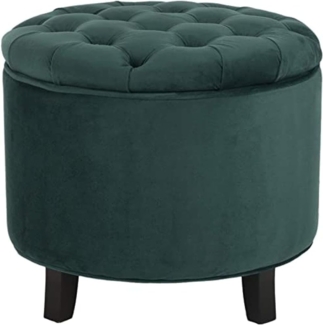 SAFAVIEH Upholstered Ottoman, in Marine, 55 X 55 X 50