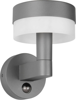 LED Außenwandleuchte MACKENZIE mit Bewegungsmelder in Anthrazit, Höhe 22cm