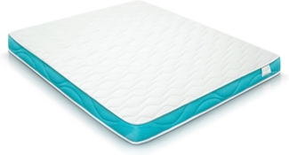 WIN REST Viskoelastische Matratze mit mittlerer Festigkeit, Höhe 13 cm, Schaumstoffkern mit hoher Dichte und hoher Haltbarkeit, Strechh-Gewebe 300 g, hypoallergene Super Soft Faser (80x200 cm)