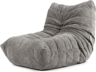 icon Sitzsack Schaumstoff Sitzsack Relaxsessel XXL aus Chenille "Enzo", Schaumstoff Füllung, für Wohnzimmer, für Schlafzimmer