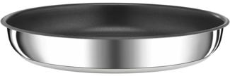 Tefal Bratpfanne Ingenio Preference, Edelstahl (1-tlg), stapelbar, Antihaftversiegelung, Thermo-Signal, 18/10-Edelstahl