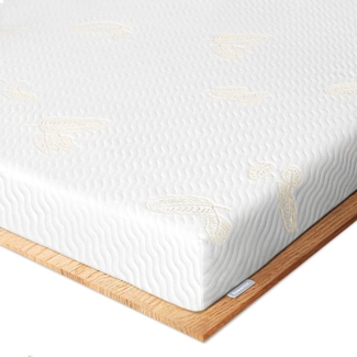 Newentor® Topper 160x200 cm aus hochdichtem Schaumstoff, Matratzen Topper 160x200 H5/H6 7CM, Matratzentopper 160x200 Boxspringbett Hochdichter Schaumstoff Matratzenauflage Testsieger