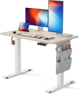 Marsail Schminktisch Stuhl Schminkhocker, Leder Bürostuhl für Wohnzimmer, Verstellbarer Schreibtischstuhl mit 64x48 cm Großem Kissen für Brotzeit