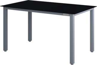 Alu Gartentisch 150 x 90 x 75 cm silber