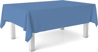 Martina Home Tischdecke, Wachstuch, TER, Blau, 300x140 cm