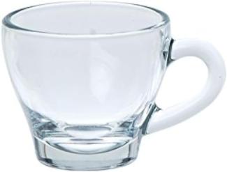 Excelsa Tasse Kaffee, ohne Untertassenn, 8 cl, Glas, transparent