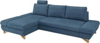Ecksofa Skalm in blau 284 cm