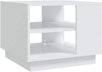 vidaXL Couchtisch Weiß 55x55x43 cm Holzwerkstoff 810289