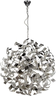 Curls 6Flammiger Pendelleuchte, Metall, Chrom chrom Baustahl