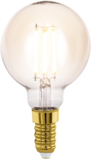 Eglo 110061 LED Filament Leuchtmittel E14 L:9. 5cm Ø:6cm 2200K amber