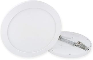 18W LED Panel Aufputz Deckenleuchte Spot Leuchte Warmweiß 1570 Lumen Rund