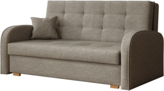'Viva Gold III' Schlafsofa, braun, 85 x 153 x 98 cm