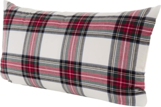 elegante Soft-Flanell Bettwäsche Westminster wine|135x200 cm + 80x80 cmelegante Soft-Flanell Bettwäsche Westminster wine