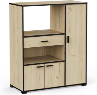 habeig Küchenregal Küchenschrank 955 Schrank Küchenregal Küchenmöbel Singleküche Küche