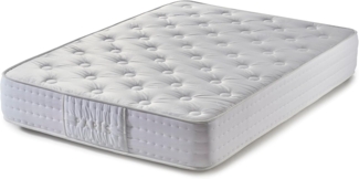 Imperial Komfort Schaumstoff Matratze Paris New 24, HR, Weiß, Blau, Beige, 180 x 105 x 24