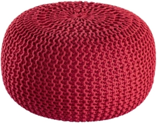 Amagohome Sitzhocker Pouf Outdoor ø 55 o. 45cm Bodenkissen Sitzpouf Hocker wetterfest pfleg