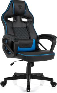 SENSE7 Knight black and blue armchair