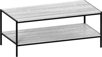 Vida Designs Brooklyn Beistelltische, Holzwerkstoff, Grau, Coffee Table