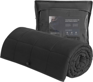 Good Nite Gewichtsdecke 125x150 cm 4kg Entspannungsdecke Erwachsene Zur Verbesserung des Schlaf Weighted Blanket Graue