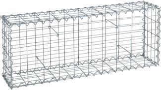 Gabione Steingabionen Steinkorb 100 x 40 x 20 cm Gabionen Wand Drahtkorb